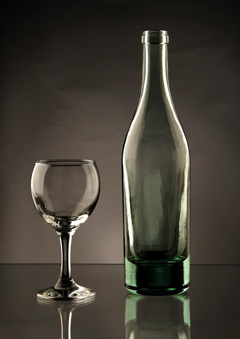 Recycled Glass Bottle Lamp